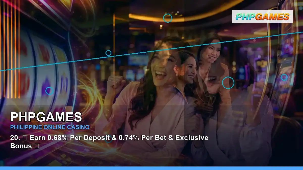PHPGAMES high-energy mobile casino first deposit rewards in a right-diagonal layout for Philippine players