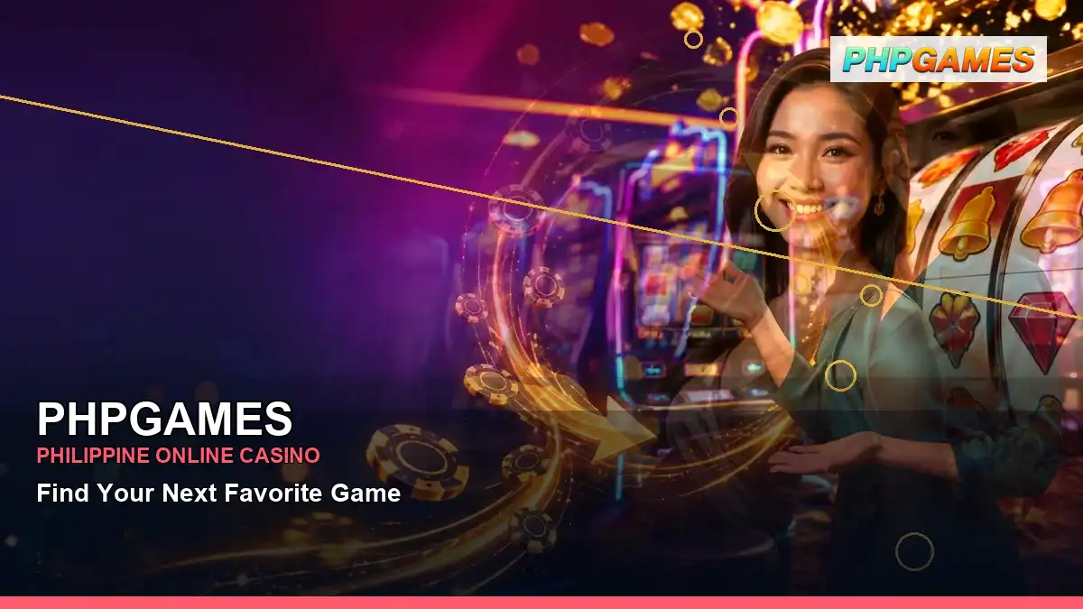 PHPGAMES luxury online slot games featuring an adult Filipina casino host with a wide-action composition — view 2