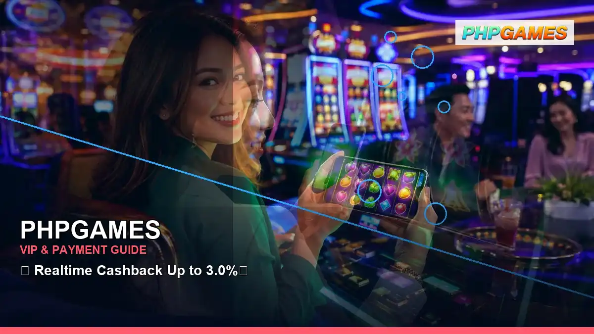 PHPGAMES left-diagonal mobile casino app highlighting mobile-friendly casino play